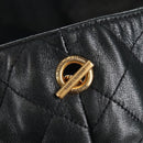 Saint Laurent Ikar Maxi Shopping Tote Bag Lamb Skin Black 698651 Auth ep16616SAM-15