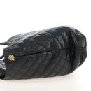 Saint Laurent Ikar Maxi Shopping Tote Bag Lamb Skin Black 698651 Auth ep16616SAM-4