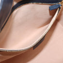 GUCCI GG Supreme Hand Bag PVC 2way Navy Gold Tone 429147 Auth ep16618V-23