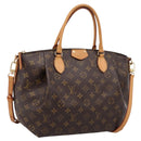LOUIS VUITTON Monogram Turen MM Hand Bag M48814 LV Auth ep16623A-1