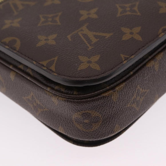 LOUIS VUITTON Monogram Pochette Metis MM Hand Bag M44875 LV Auth ep16625M