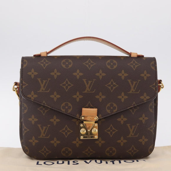 LOUIS VUITTON Monogram Pochette Metis MM Hand Bag M44875 LV Auth ep16625M