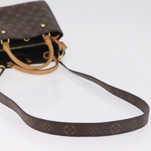 LOUIS VUITTON Monogram Montaigne BB Hand Bag 2way M41055 LV Auth ep16626V