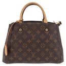 LOUIS VUITTON Monogram Montaigne BB Hand Bag 2way M41055 LV Auth ep16626V-2