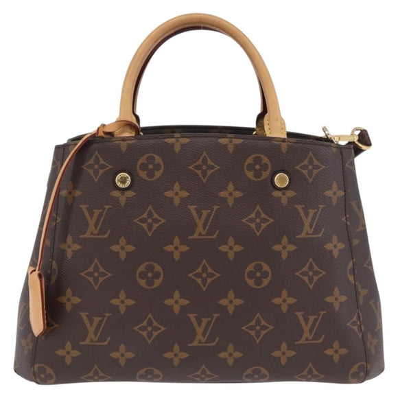 LOUIS VUITTON Monogram Montaigne BB Hand Bag 2way M41055 LV Auth ep16626V