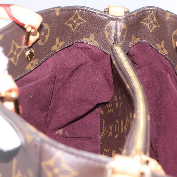 LOUIS VUITTON Monogram Montaigne BB Hand Bag 2way M41055 LV Auth ep16626V