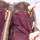 LOUIS VUITTON Monogram Montaigne BB Hand Bag 2way M41055 LV Auth ep16626V-28