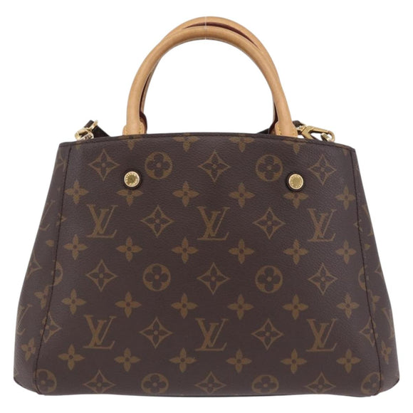 LOUIS VUITTON Monogram Montaigne BB Hand Bag 2way M41055 LV Auth ep16626V