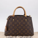 LOUIS VUITTON Monogram Montaigne BB Hand Bag 2way M41055 LV Auth ep16626V-37