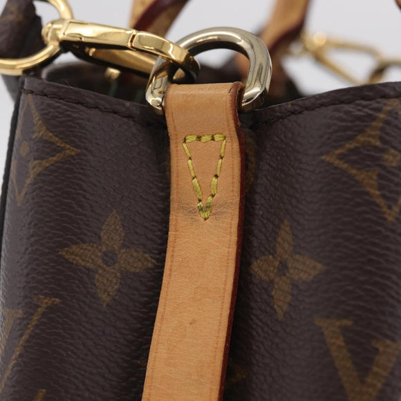 LOUIS VUITTON Monogram Montaigne BB Hand Bag 2way M41055 LV Auth ep16626V