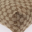 GUCCI GG Canvas Web Sherry Line Shoulder Bag Beige Silver 189751 Auth ep16629V-10