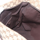 GUCCI GG Canvas Web Sherry Line Shoulder Bag Beige Silver 189751 Auth ep16629V-22