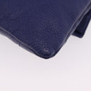 Balenciaga Classic Envelope Shoulder Bag Leather Blue 319376 Auth ep16636M-18