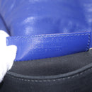 Balenciaga Classic Envelope Shoulder Bag Leather Blue 319376 Auth ep16636M-11