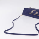 Balenciaga Classic Envelope Shoulder Bag Leather Blue 319376 Auth ep16636M-7