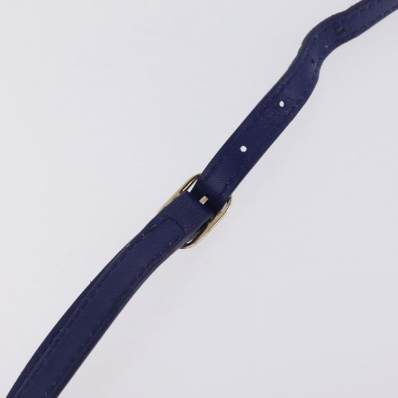 Balenciaga Classic Envelope Shoulder Bag Leather Blue 319376 Auth ep16636M