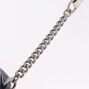 GUCCI GG Marmont Chain Shoulder Bag Leather Navy Silver 447632 Auth ep16640V-11