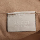 GUCCI GG Marmont Chain Shoulder Bag Leather Navy Silver 447632 Auth ep16640V-20