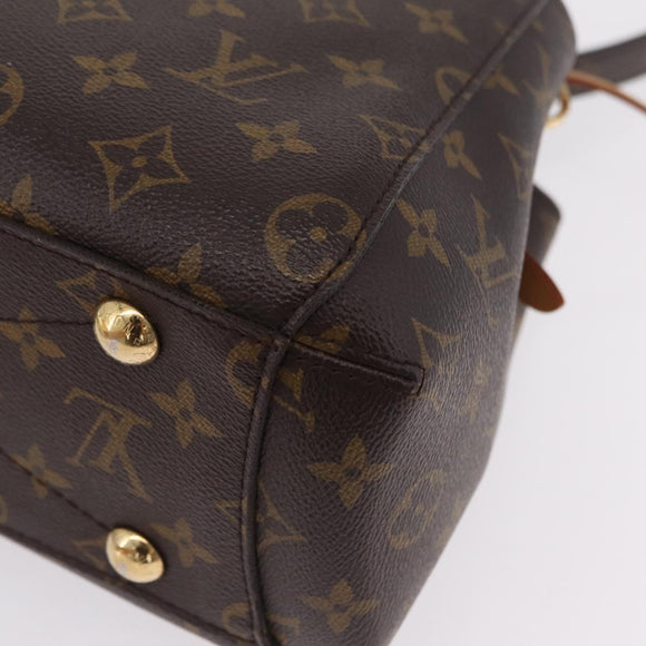 LOUIS VUITTON Monogram Montaigne BB Hand Bag 2way M41055 LV Auth ep16643V
