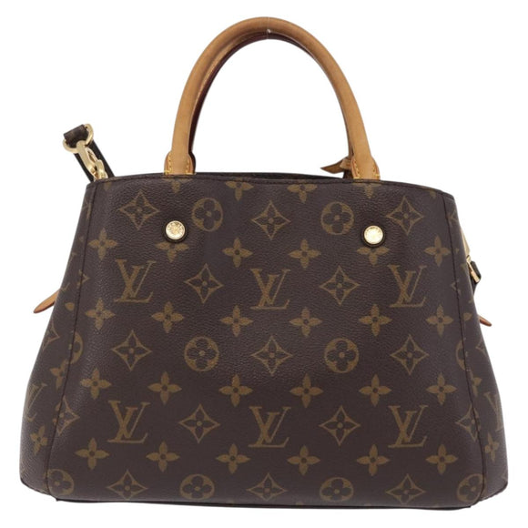 LOUIS VUITTON Monogram Montaigne BB Hand Bag 2way M41055 LV Auth ep16643V