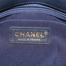 CHANEL Chain Shoulder Bag Knit Purple Gold Tone Paris-Hamburg Auth ep16644SAM-22