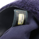 CHANEL Chain Shoulder Bag Knit Purple Gold Tone Paris-Hamburg Auth ep16644SAM-29