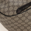 GUCCI GG Supreme Backpack PVC Beige Silver 223705 Auth ep16647V-15