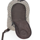 GUCCI GG Supreme Backpack PVC Beige Silver 223705 Auth ep16647V-19