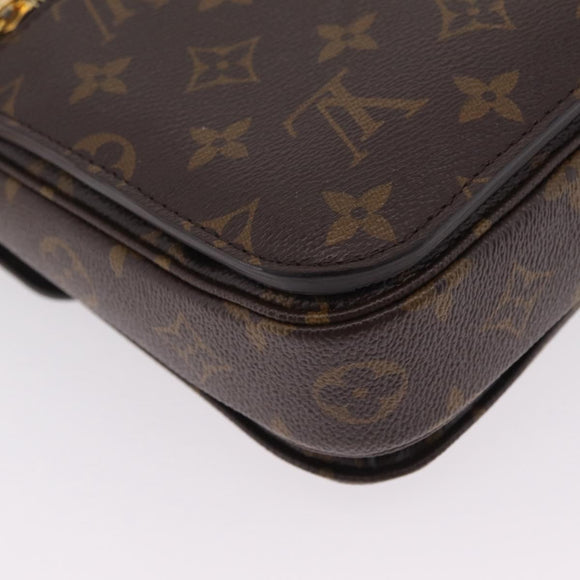 LOUIS VUITTON Monogram Pochette Metis MM Hand Bag M44875 LV Auth ep16651M