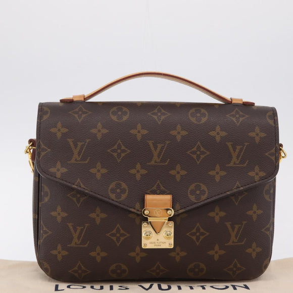 LOUIS VUITTON Monogram Pochette Metis MM Hand Bag M44875 LV Auth ep16651M