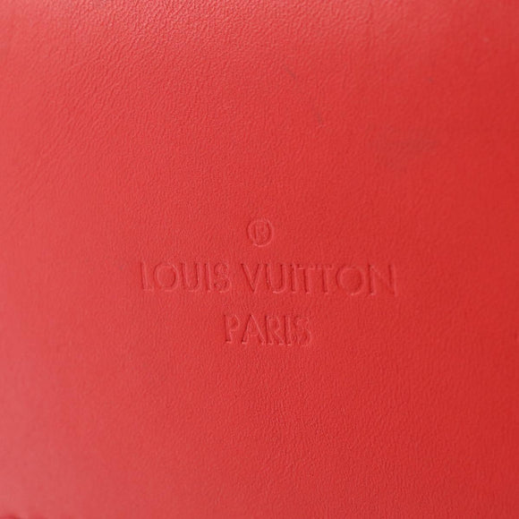 LOUIS VUITTON Monogram Saintonge Shoulder Bag Red M43556 LV Auth ep16654M