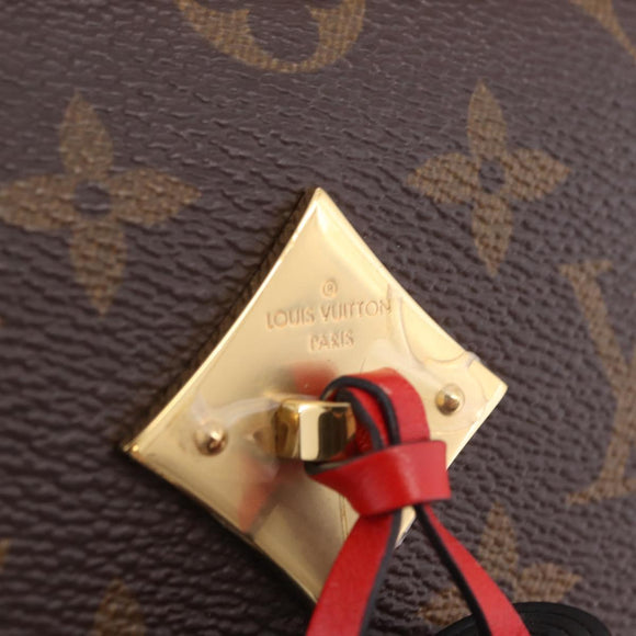 LOUIS VUITTON Monogram Saintonge Shoulder Bag Red M43556 LV Auth ep16654M