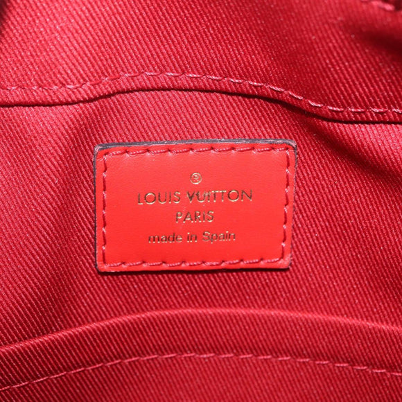 LOUIS VUITTON Monogram Saintonge Shoulder Bag Red M43556 LV Auth ep16654M