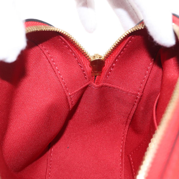 LOUIS VUITTON Monogram Saintonge Shoulder Bag Red M43556 LV Auth ep16654M