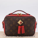 LOUIS VUITTON Monogram Saintonge Shoulder Bag Red M43556 LV Auth ep16654M-12