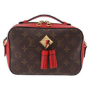 LOUIS VUITTON Monogram Saintonge Shoulder Bag Red M43556 LV Auth ep16654M-13