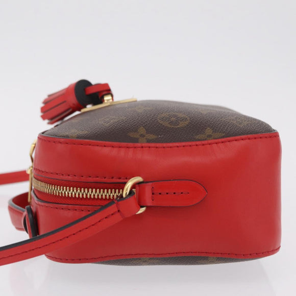 LOUIS VUITTON Monogram Saintonge Shoulder Bag Red M43556 LV Auth ep16654M