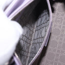 Christian Dior Lady Dior Canage Hand Bag Lamb Skin 2way Purple Auth ep16659SAM-26
