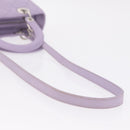 Christian Dior Lady Dior Canage Hand Bag Lamb Skin 2way Purple Auth ep16659SAM-9