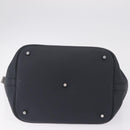HERMES Picotan Lock MM Hand Bag Taurillon Clemence Navy Silver Auth ep16671SM-5