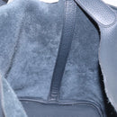 HERMES Picotan Lock MM Hand Bag Taurillon Clemence Navy Silver Auth ep16671SM-24