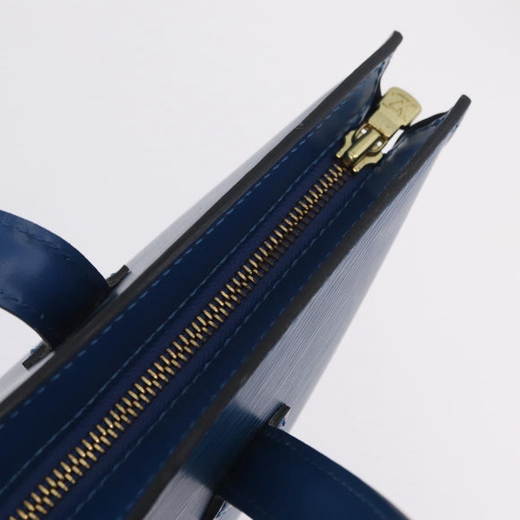 LOUIS VUITTON Epi Saint Jacques Hand Bag Blue M52265 LV Auth ep16684V