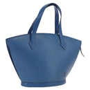 LOUIS VUITTON Epi Saint Jacques Hand Bag Blue M52265 LV Auth ep16684V-1