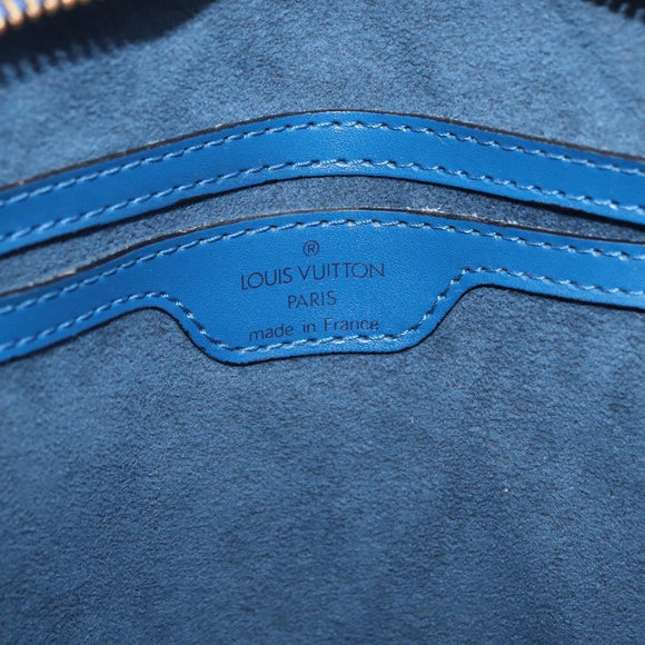 LOUIS VUITTON Epi Saint Jacques Hand Bag Blue M52265 LV Auth ep16684V