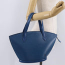 LOUIS VUITTON Epi Saint Jacques Hand Bag Blue M52265 LV Auth ep16684V-26