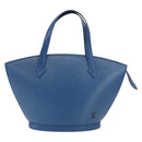 LOUIS VUITTON Epi Saint Jacques Hand Bag Blue M52265 LV Auth ep16684V-13