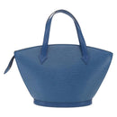 LOUIS VUITTON Epi Saint Jacques Hand Bag Blue M52265 LV Auth ep16684V-2