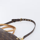 LOUIS VUITTON Monogram Pallas MM Hand Bag 2way Red M41175 LV Auth ep16688V-11