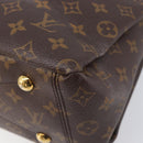 LOUIS VUITTON Monogram Pallas MM Hand Bag 2way Red M41175 LV Auth ep16688V-15