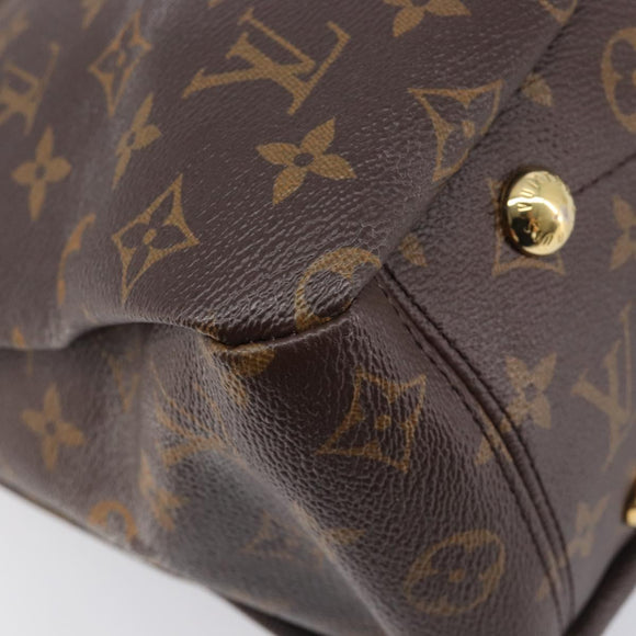 LOUIS VUITTON Monogram Pallas MM Hand Bag 2way Red M41175 LV Auth ep16688V